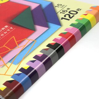 Double Color Origami, 15 cm, 120 Blatt