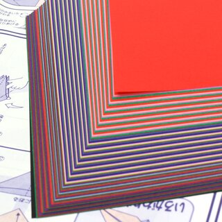 Double Color Origami, 15 cm, 120 Blatt