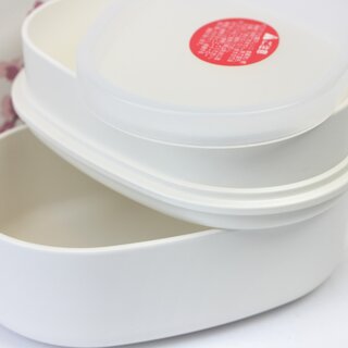 Lunchbox Bentobox Kirschbl�ten weiss