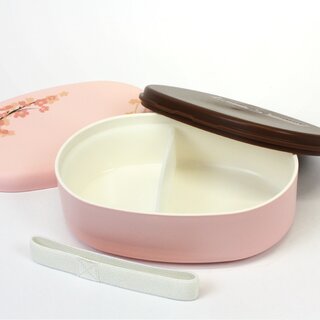 Lunchbox, Bentobox Kirschblten rosa, 480 ml