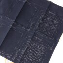 Sashiko Stickerei-Set 2 Untersetzer blau, mit Garn & Nadel