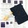 Sashiko Stickerei-Set 2 Untersetzer blau, mit Garn & Nadel