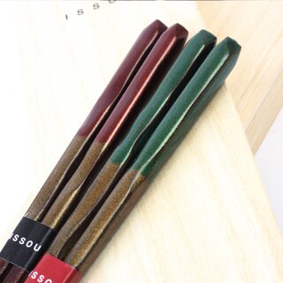 Essstbchen Paar-Set Kujuryu, 21+ 23 cm, in Holzbox