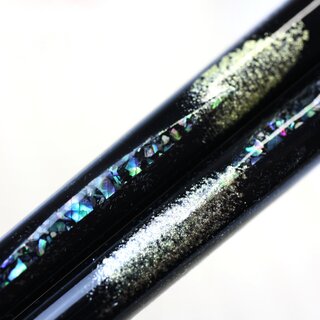 Essstbchen Perlmutt schwarz 23 cm, in Holzbox