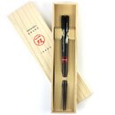 Essstbchen Perlmutt schwarz 23 cm, in Holzbox