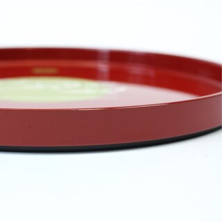 Tablett Marubon Kranich rot, 20,5 cm