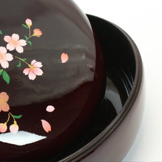 Lackdose mit Deckel Utsuwa