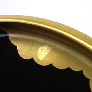 Tablett Marubon Kintsuru 30 cm, Kranich