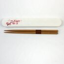 Essst�bchen mit Case Kirschbl�te wei�, St�bchen mit...