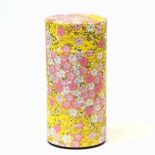 Teedose Sakura gelb-pink, 175 g