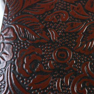 Karton in Postkartengr��e, Urushi braun