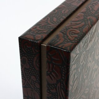 Karton in Postkartengr��e, Urushi braun