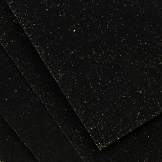 Origamipapapier mit goldener R�ckseite, 30 cm schwarz