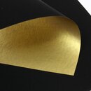 Origamipapapier mit goldener R�ckseite, 30 cm schwarz