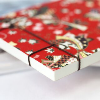 3er Set Notizhefte mit traditioneller Bindung, 11 x 7,5 cm