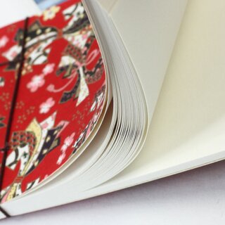 3er Set Notizhefte mit traditioneller Bindung, 11 x 7,5 cm