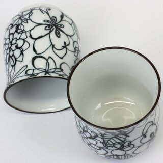 2 Teebecher Hana-E, Arita-yaki