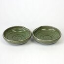 Kleiner Teller 2er Set gr�n 8,4 cm