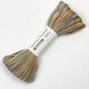 Garn f�r Sashiko, mehrfarbig bunt ged�mpfte Farben 100 m