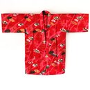 Happi Bambus rot, 88 cm lang, Kimonojacke