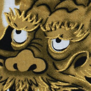 Happi Drache mit Kiefer schwarz, 105 lang