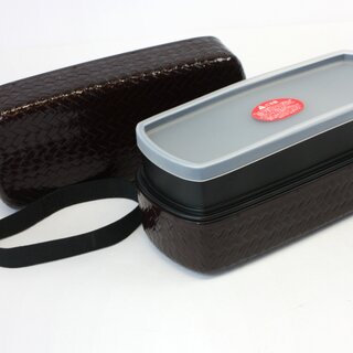 Lunchbox, Bentobox zweist�ckig Korbgeflecht