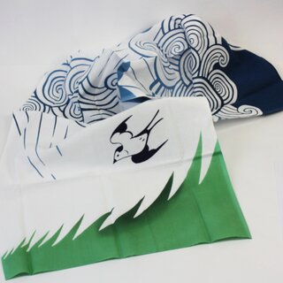 Tenugui Schwalbe im Sommerregen 35 x 90 cm