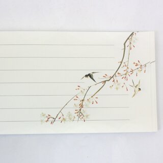 Notizblock Birds & Flowers 18,2 x 8 cm, von Sakai