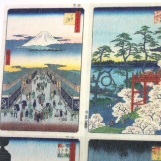 Aufkleber, Sticker von Utagawa Hiroshige