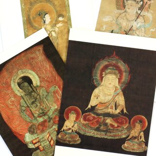 Postkartenset, 4er Set Buddha