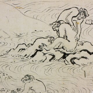 Postkartenset, 4er Set Chojujinbutsu Giga