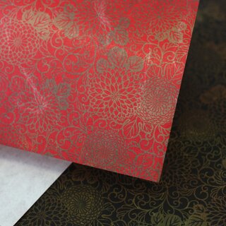 A4 Washi Chrysantheme 21 x 29,7 cm, 12 Blatt