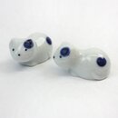 Essst�bchenablagen 2er Set Hundchen blau