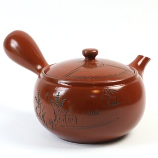 Gr�nteekanne Kyusu, gro�e Kanne mit 650 ml Volumen