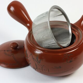 Gr�nteekanne Kyusu, gro�e Kanne mit 650 ml Volumen