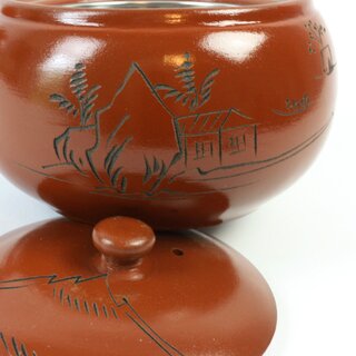 Gr�nteekanne Kyusu, gro�e Kanne mit 650 ml Volumen