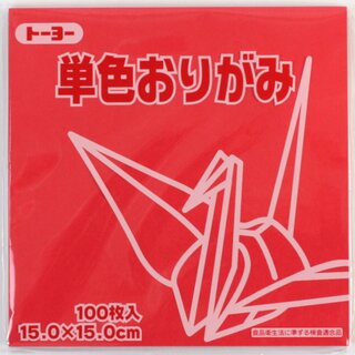 Origamipapier 15 cm koralle