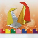 Origamipapier mit folierter Rückseite 15 cm