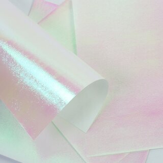 Origamipapier Aurora Pearl 15 cm wei�, 4 Blatt in 1 Farbe