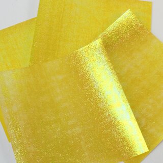 Origamipapier Aurora Pearl 15 cm gelb, 4 Blatt in 1 Farbe