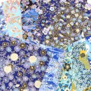 Ehime Washi Aizome 15 cm, 10 Blatt