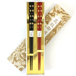 Essst�bchen Paar-Set Pflaumenbl�te