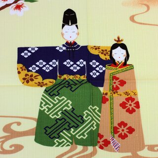 Furoshiki Hinamatsuri 50 x 50 cm