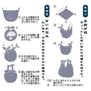 Furoshiki Schneespieren 90 x 90 cm