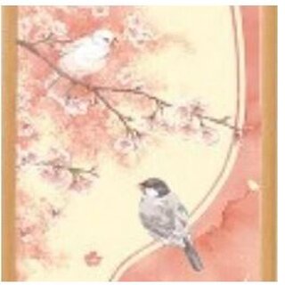 Tenugui Kirschbl�ten und Java-Sperlinge 90 x 34 cm