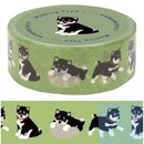 Washitape Hundewelpe, 1,5 cm x 5 m