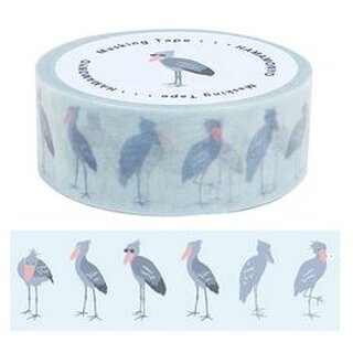 Washitape Schuhschnabelstorch , 1,5 cm x 5 m