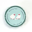 Washitape Java Sperlinge t�rkis, 1,5 cm x 5 m
