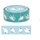 Washitape Java Sperlinge türkis, 1,5 cm x 5 m