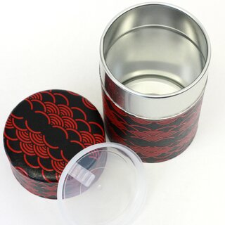 Teedose Kamakurabori Wellen 150 g Fassungsverm�gen